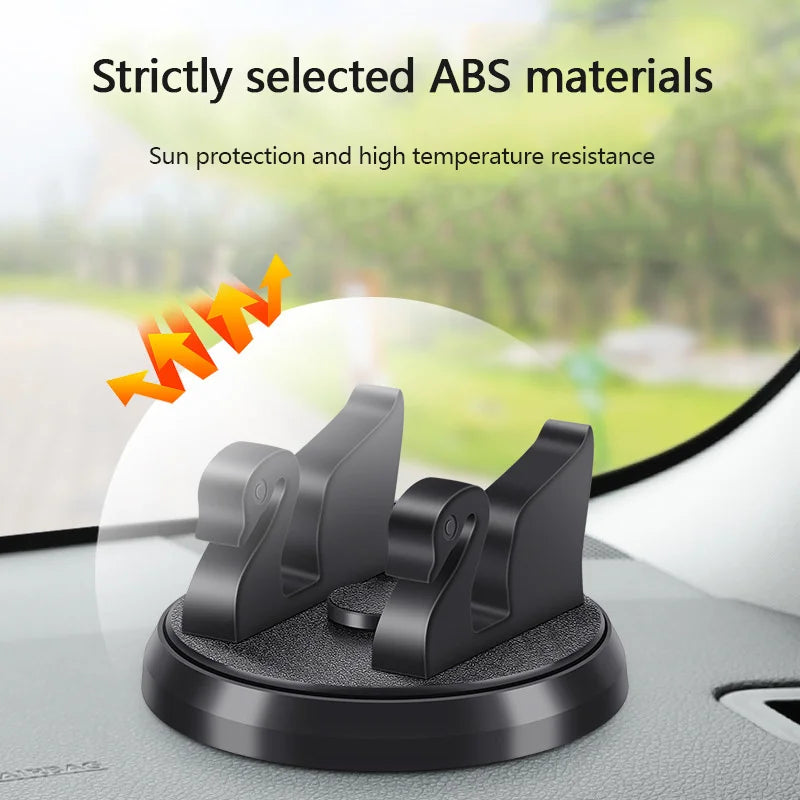 New 360 Degree Rotate Car Phone Holder Dashboard Bracket Smart Phone Support Rotatable Simple Car GPS Bracket Car Accessories